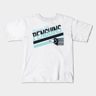 Panama City Penguins Double Stripe Kids T-Shirt